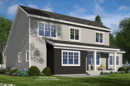 Craftsman House Plan #098-00520 Elevation Photo