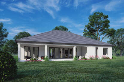 Contemporary House Plan #8436-00134 Elevation Photo