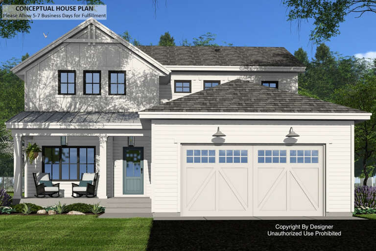 House Plan House Plan #33008 Front Elevation 