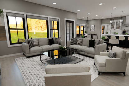 Modern Farmhouse House Plan #098-00521 Additional Photo