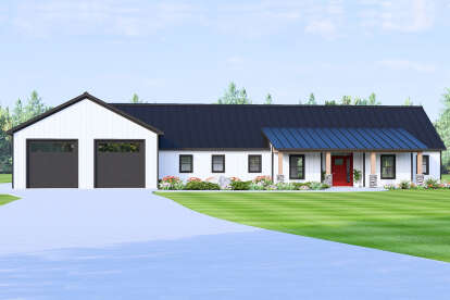 Barn House Plan #5032-00347 Elevation Photo