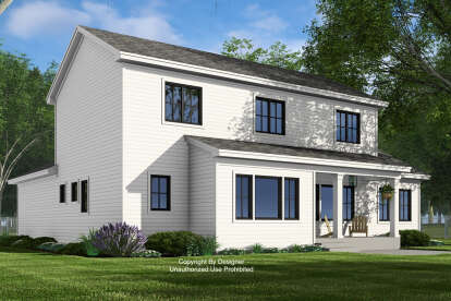 Modern Farmhouse House Plan #098-00524 Elevation Photo