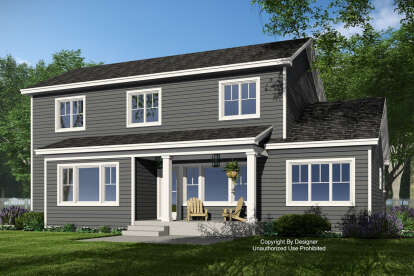 Craftsman House Plan #098-00525 Elevation Photo