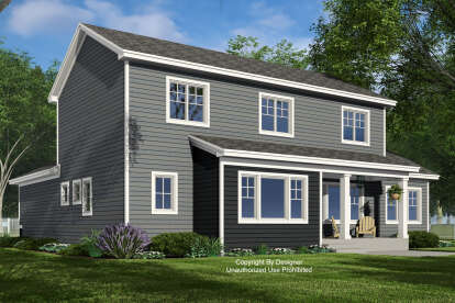 Craftsman House Plan #098-00526 Elevation Photo