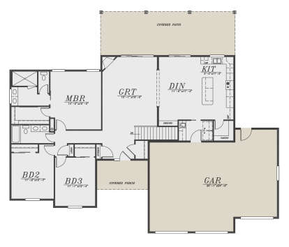Main Floor  for House Plan #5244-00024