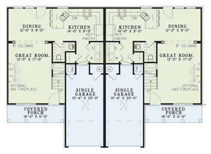 Main Floor  for House Plan #110-01132