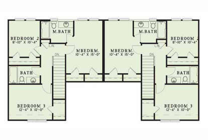 Second Floor for House Plan #110-01132