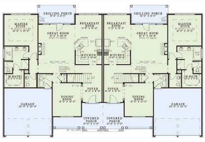 Main Floor  for House Plan #110-01134
