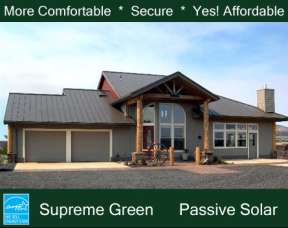 Energy Efficient House Plan #192-00007 Elevation Photo