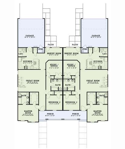Main Floor  for House Plan #110-01136