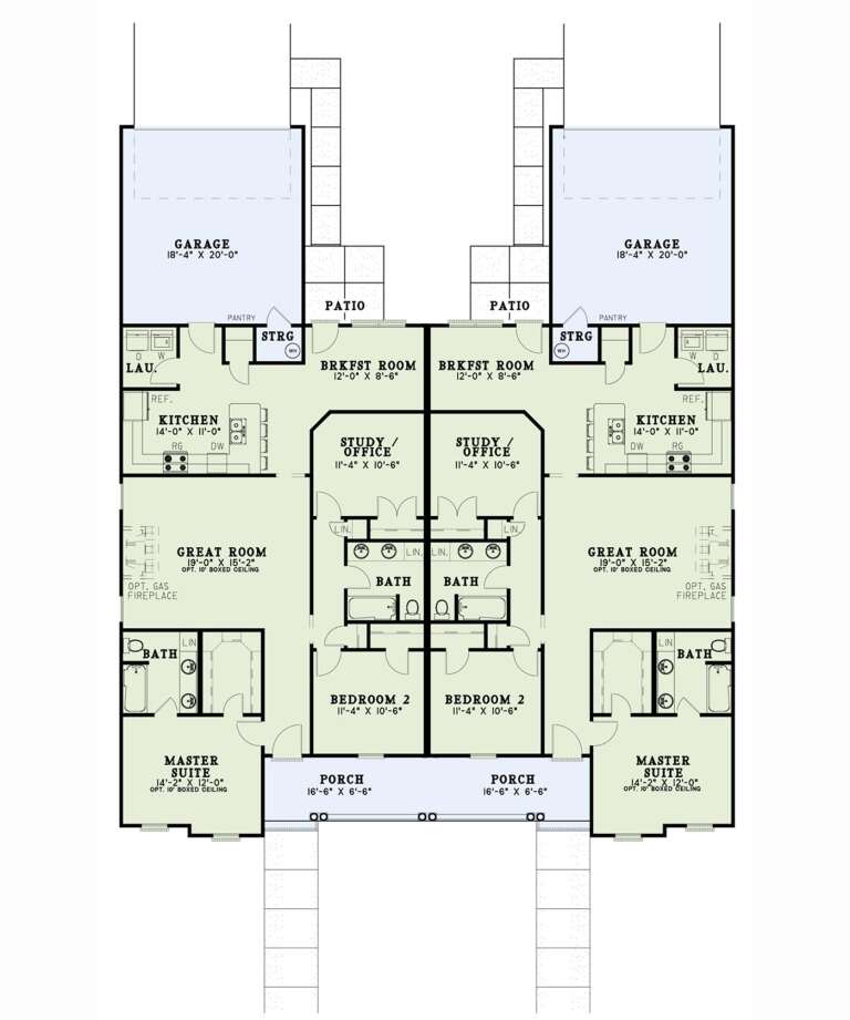 House Plan House Plan #33021 Drawing 1