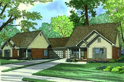 Traditional House Plan #110-01137 Elevation Photo