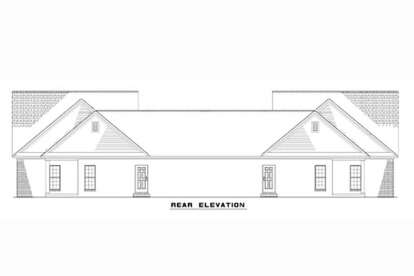 Traditional House Plan #110-01137 Elevation Photo