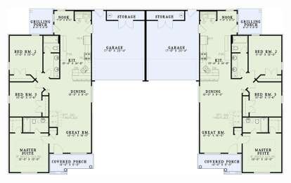 Main Floor  for House Plan #110-01137