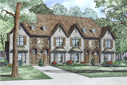 French Country House Plan #110-01139 Elevation Photo