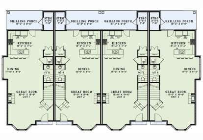 Main Floor  for House Plan #110-01139