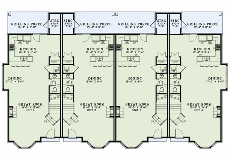 House Plan House Plan #33024 Drawing 1