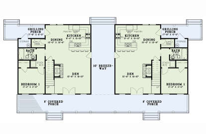 Main Floor  for House Plan #110-01140