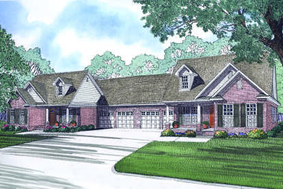 Traditional House Plan #110-01141 Elevation Photo