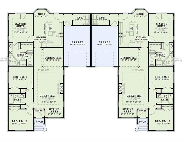 House Plan House Plan #33027 Drawing 1