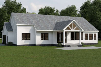 Modern Farmhouse House Plan #1958-00053 Elevation Photo