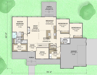 Main Floor  for House Plan #1958-00053