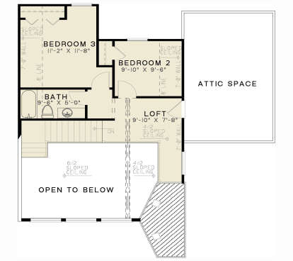 Second Floor for House Plan #8318-00424