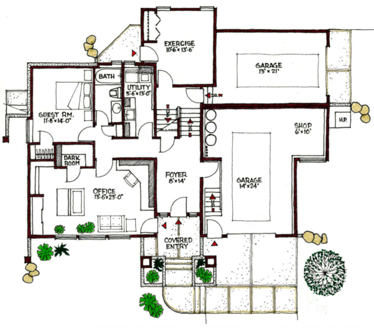 Floorplan 1 for House Plan #192-00008