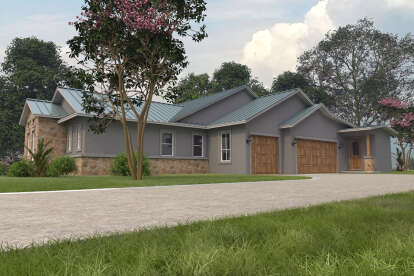 Ranch House Plan #9300-00151 Elevation Photo