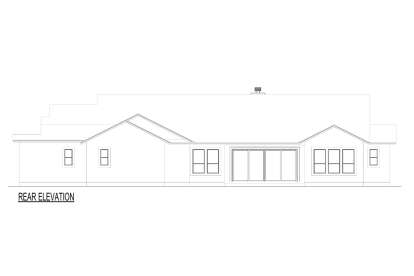 Ranch House Plan #9300-00151 Elevation Photo