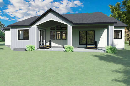 Modern Farmhouse House Plan #6785-00012 Elevation Photo