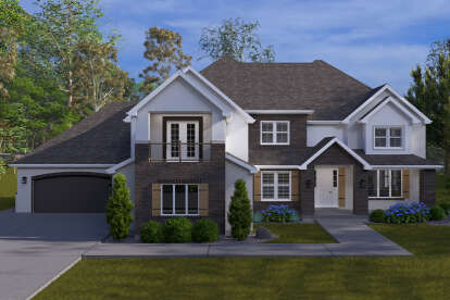 Craftsman House Plan #2802-00395 Elevation Photo