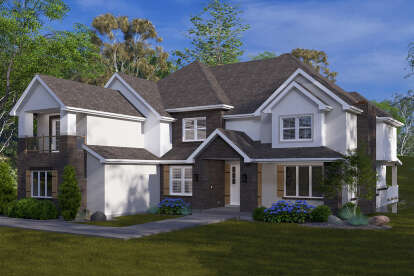 Craftsman House Plan #2802-00395 Elevation Photo