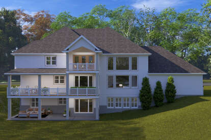 Craftsman House Plan #2802-00395 Elevation Photo