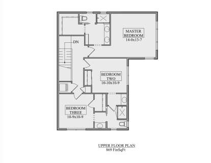Second Floor for House Plan #5631-00264