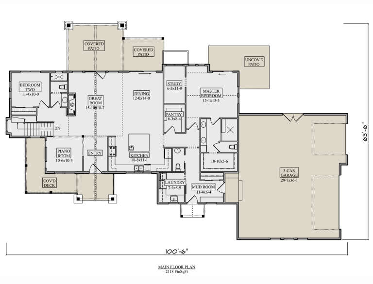 House Plan House Plan #33037 Drawing 1