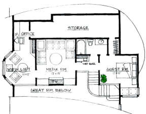 Floorplan 2 for House Plan #192-00009