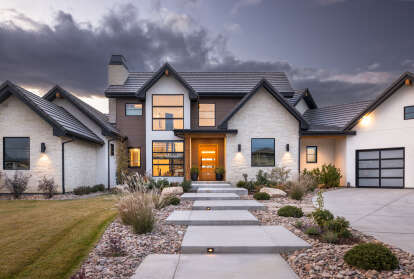 Modern House Plan #5631-00269 Build Photo