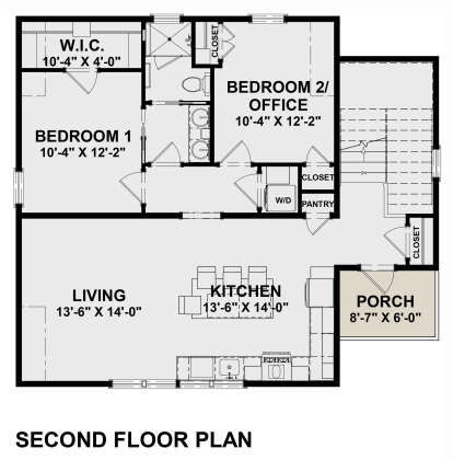 Second Floor for House Plan #6316-00022
