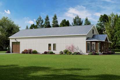 Barn House Plan #009-00444 Elevation Photo