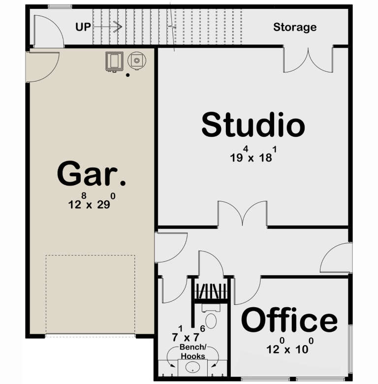 House Plan House Plan #33043 Drawing 1