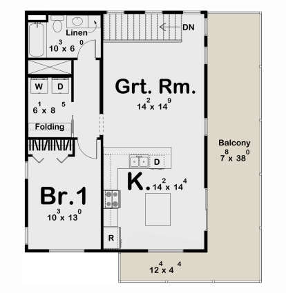 Main Floor for House Plan #963-01143