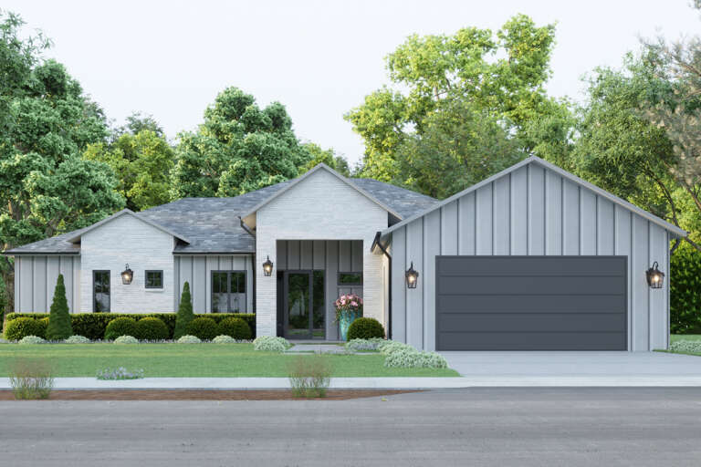 House Plan House Plan #33047 Front Elevation 