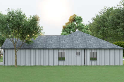 Modern House Plan #4100-00001 Elevation Photo