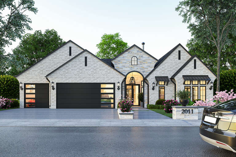 House Plan House Plan #33048 Front Elevation 