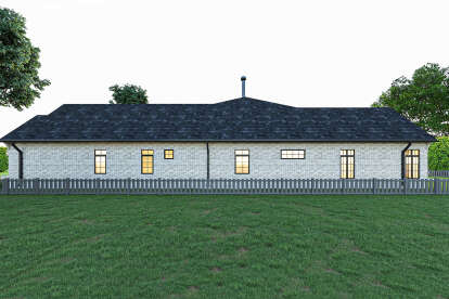 Modern House Plan #4100-00002 Elevation Photo