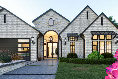 Modern House Plan #4100-00002 Elevation Photo