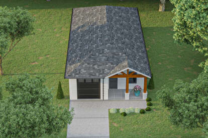 Cottage House Plan #4100-00004 Elevation Photo
