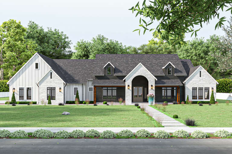 House Plan House Plan #33051 Front Elevation 