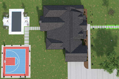 Modern Farmhouse House Plan #4100-00005 Elevation Photo